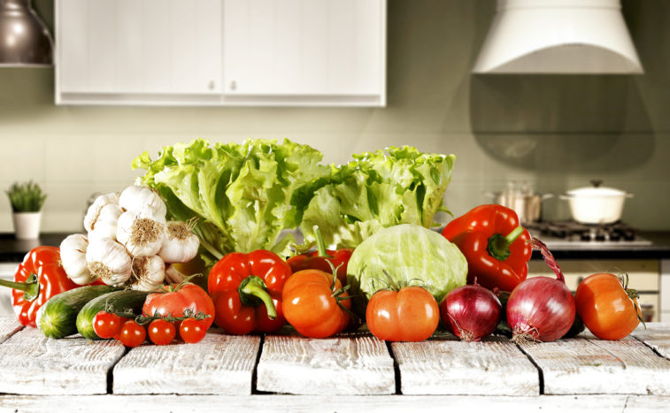 terveellinen tauko nopea menu vihanneksia