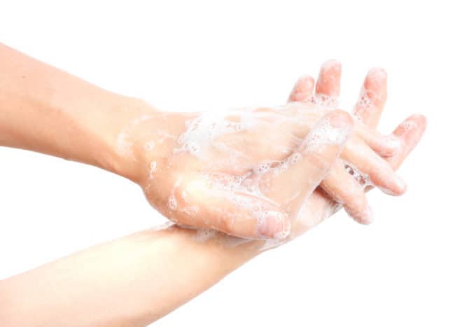 antiseptinen käsinpesu saippua