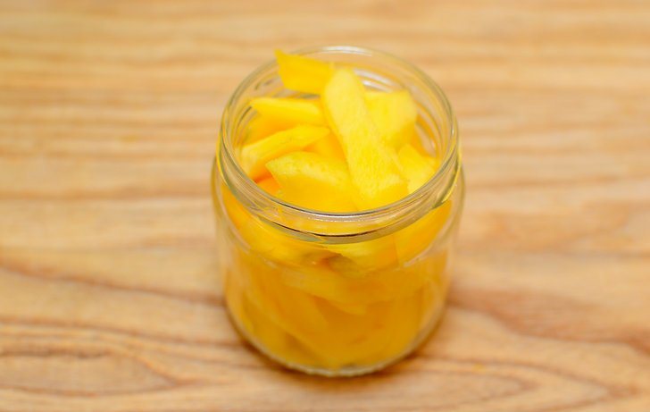 sokeroitu mango