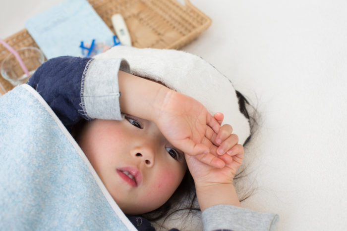 parvoviruksesta johtuvat kuumeiset lapset ovat